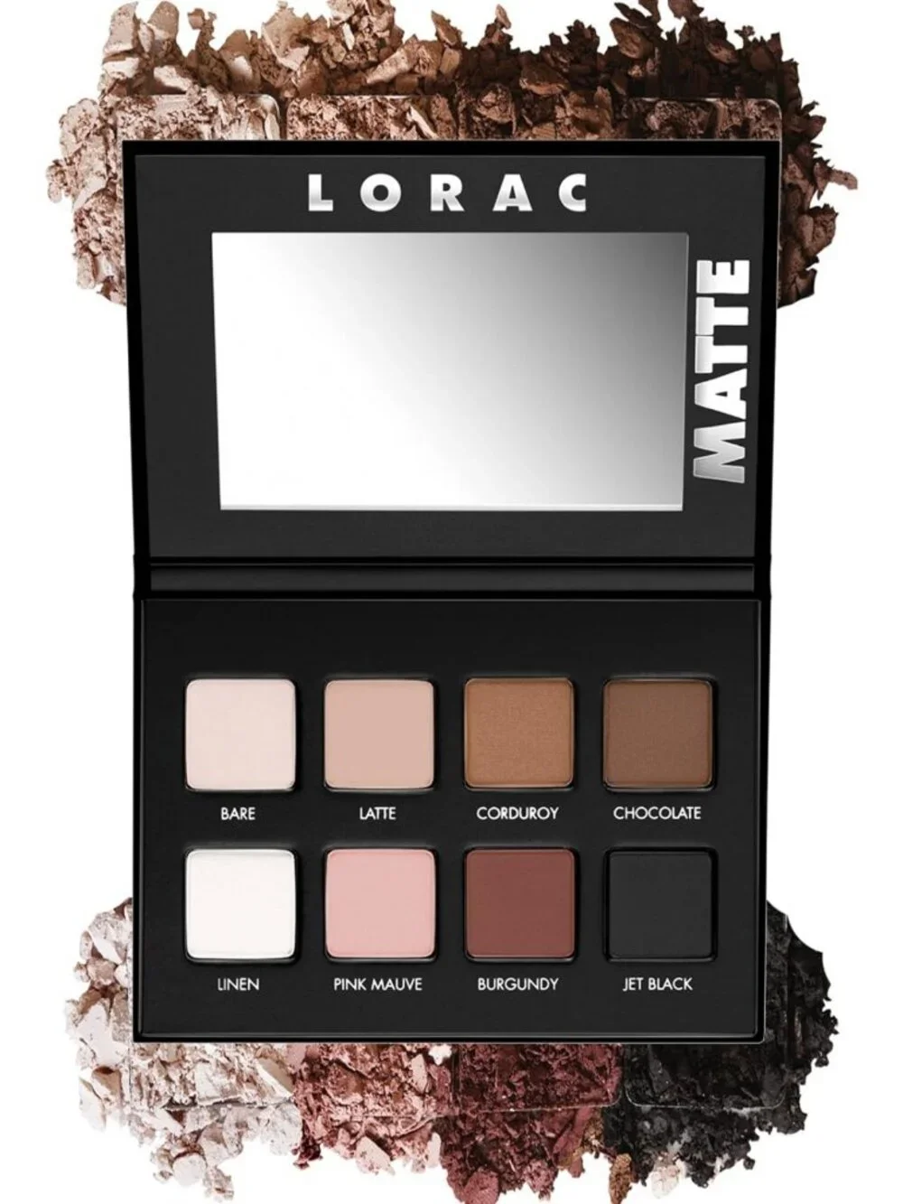 High Pigment Matte & Shimmer Eyeshadow Palette with Mirror - Versatile Makeup